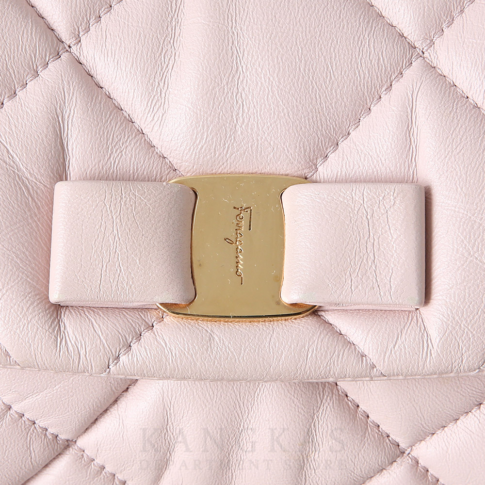 FERRAGAMO(USED)페레가모 21E767 바라리본 체인 숄더백